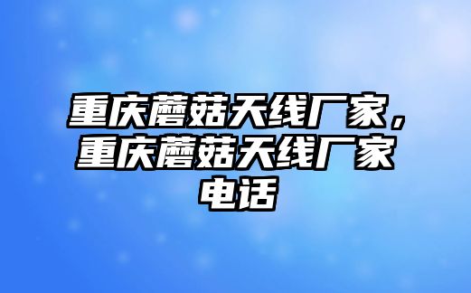 重慶蘑菇天線廠家，重慶蘑菇天線廠家電話